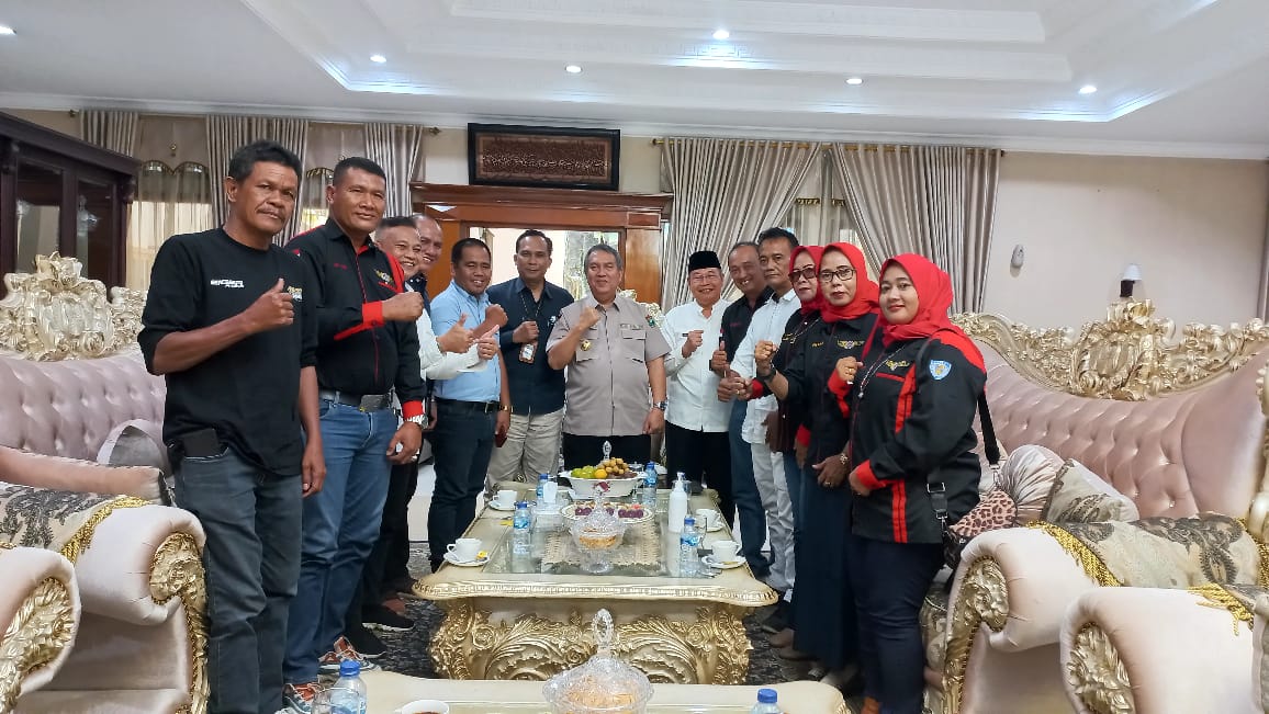 Bakti peduli Donor Darah club motor Maxi Biker ,Big Biker bersama PT SBS dan Radio Tanjung Enim