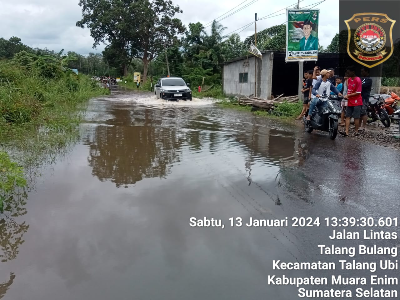 Luapan sungai Bulang mengakibatkan banjir