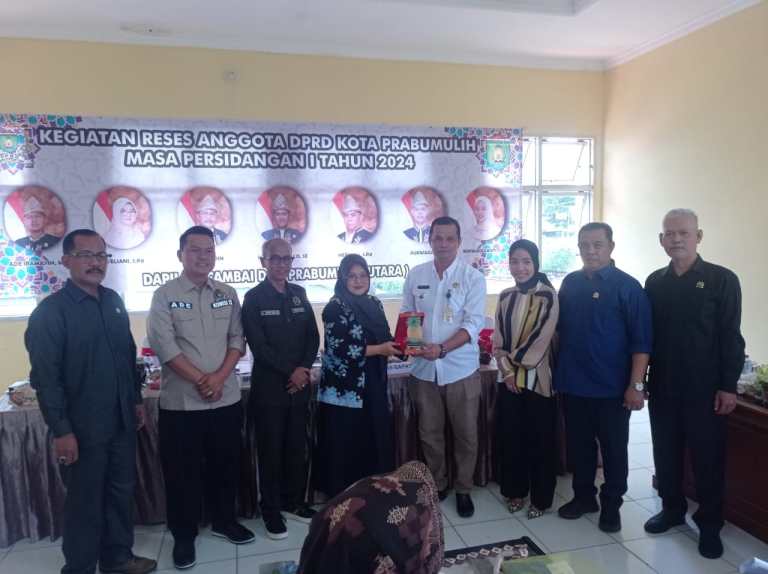 kegiatan Reses DPRD KOTA PRABUMULIH ke 1 Tahun 2024