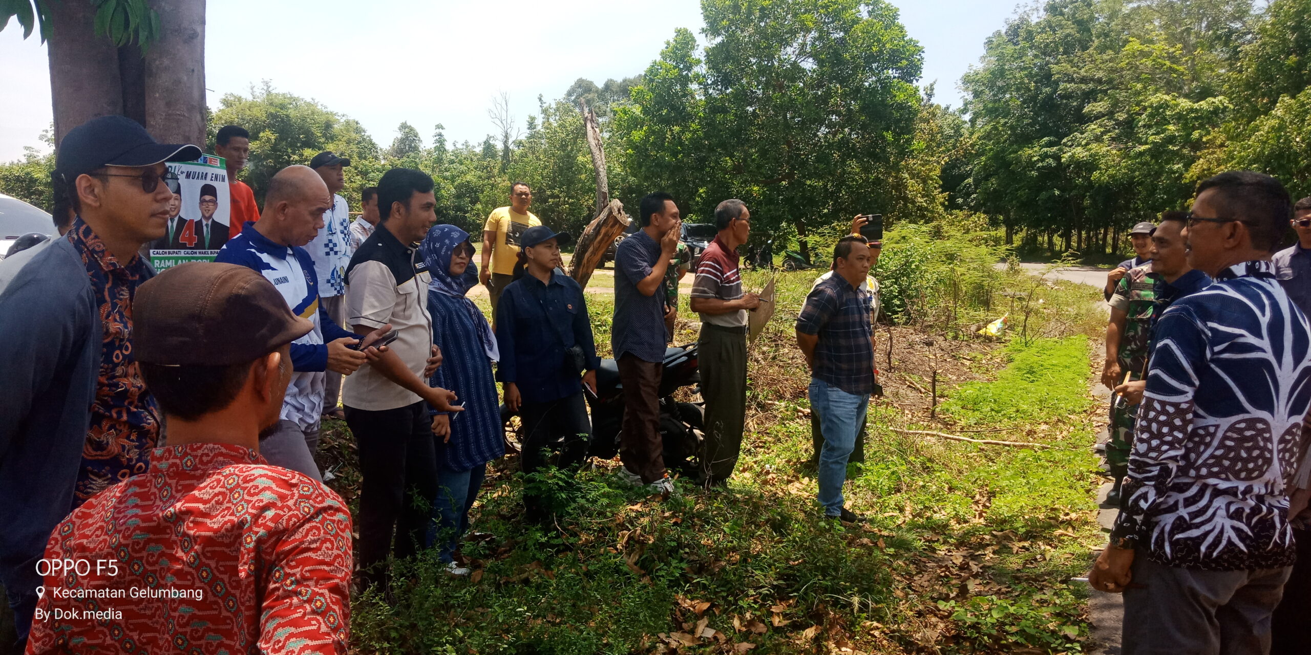 Perwakilan Dinas Muara enim, Survey jalan kabupaten yang akan di gunakan PT SRB